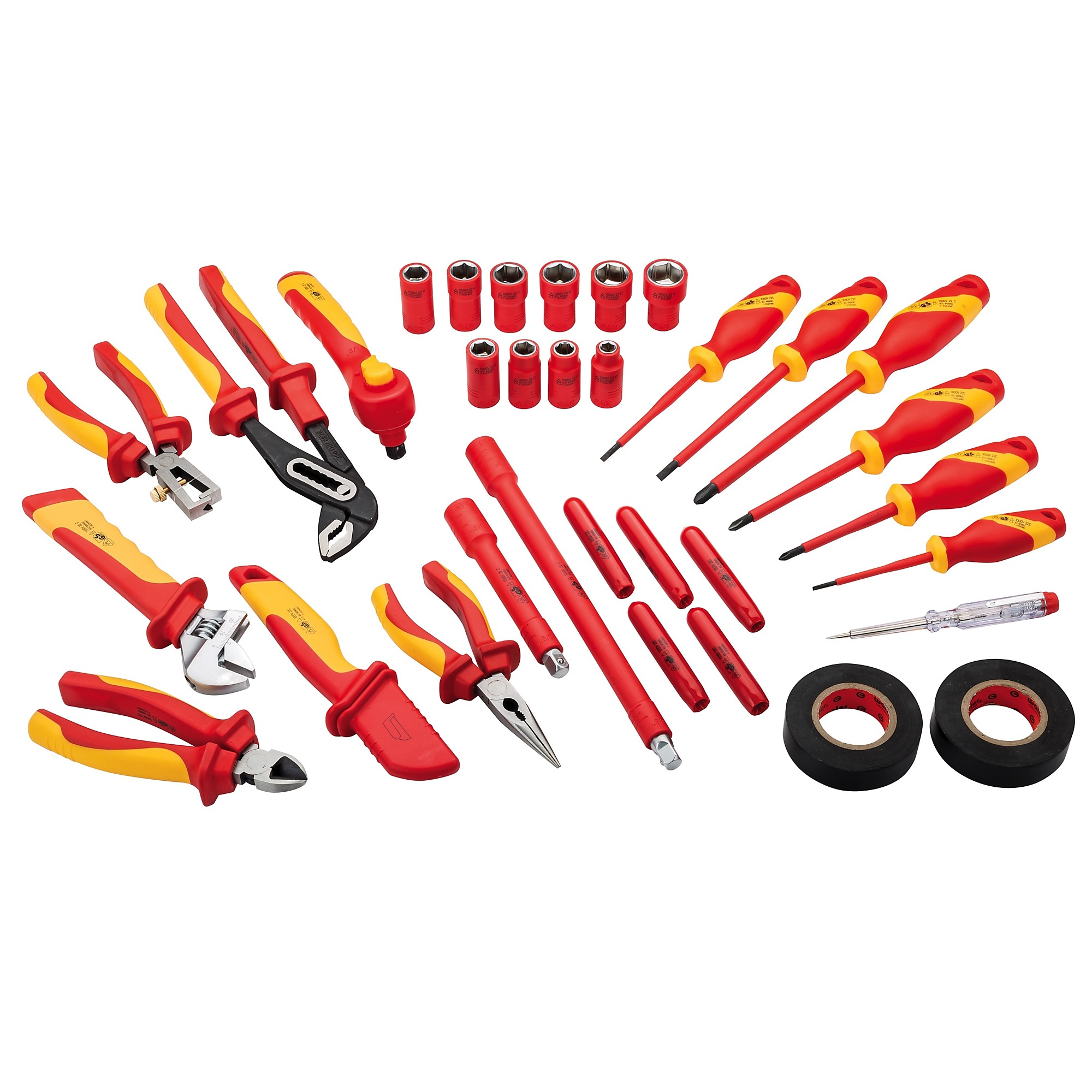 Powerbuilt, 33 Piece VDE Tool Set With Pouch, Pieces (qty.) 33 Model# 642938